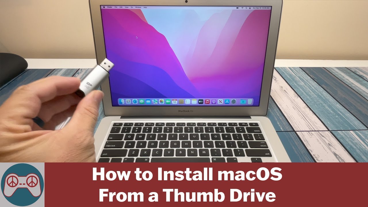 How to Install macOS from a thumb drive.  (Create and use a bootable drive - easy!)