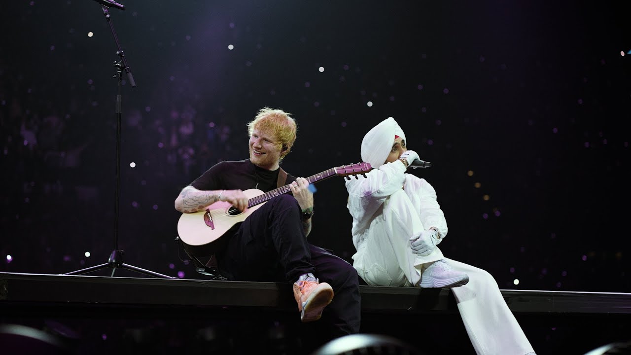 Ed Sheeran & Diljit Dosanjh Perform 'Shape of You' & 'Naina' Live in Birmingham 2024 🎤