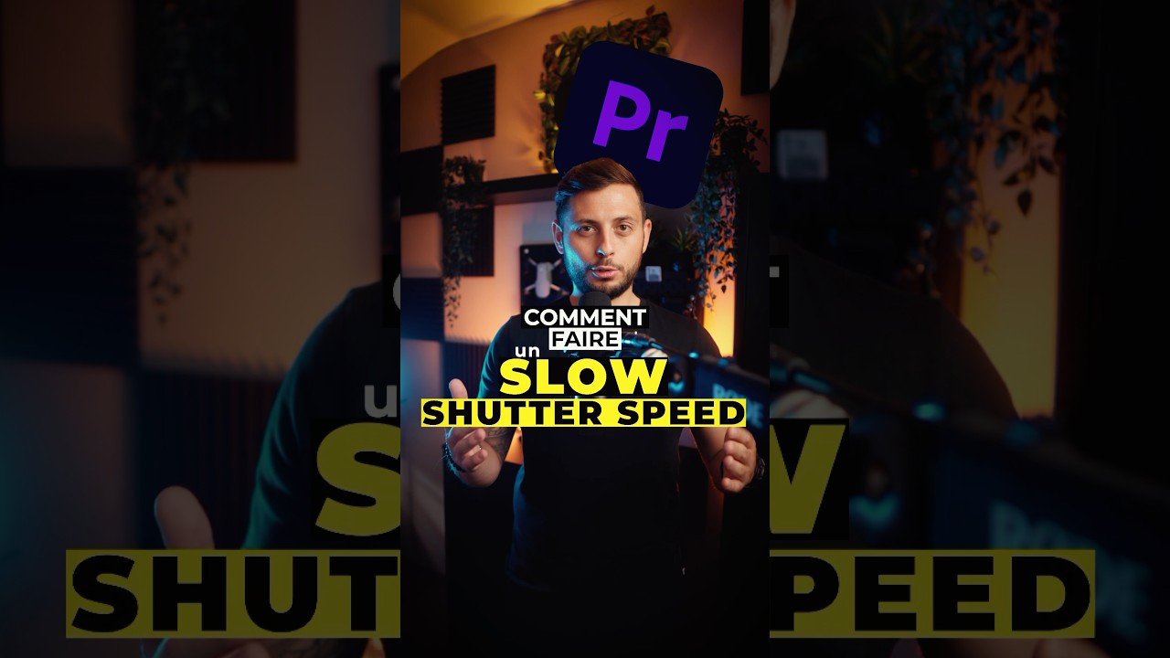 Effet Slow Shutter Speed dans Premiere Pro 🎬