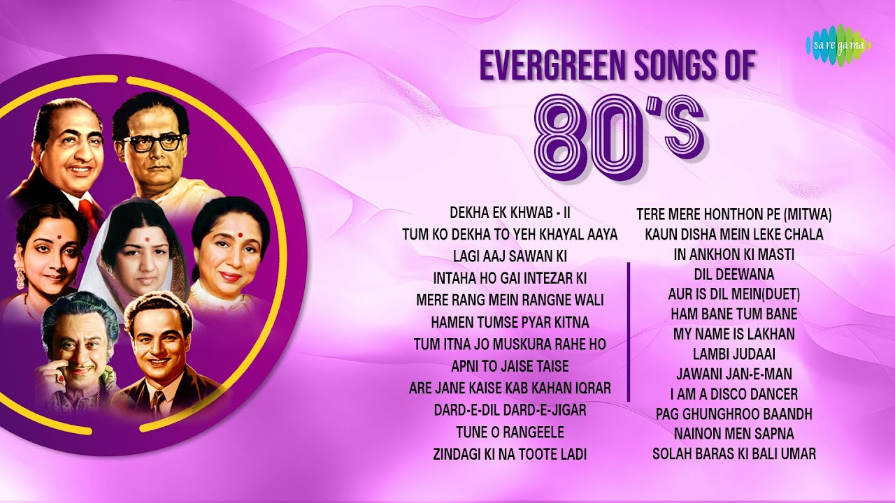 Best Evergreen 80's Songs 🎶 | Dekha Ek Khwab, Tum Ko Dekha To Yeh Khayal Aaya & More