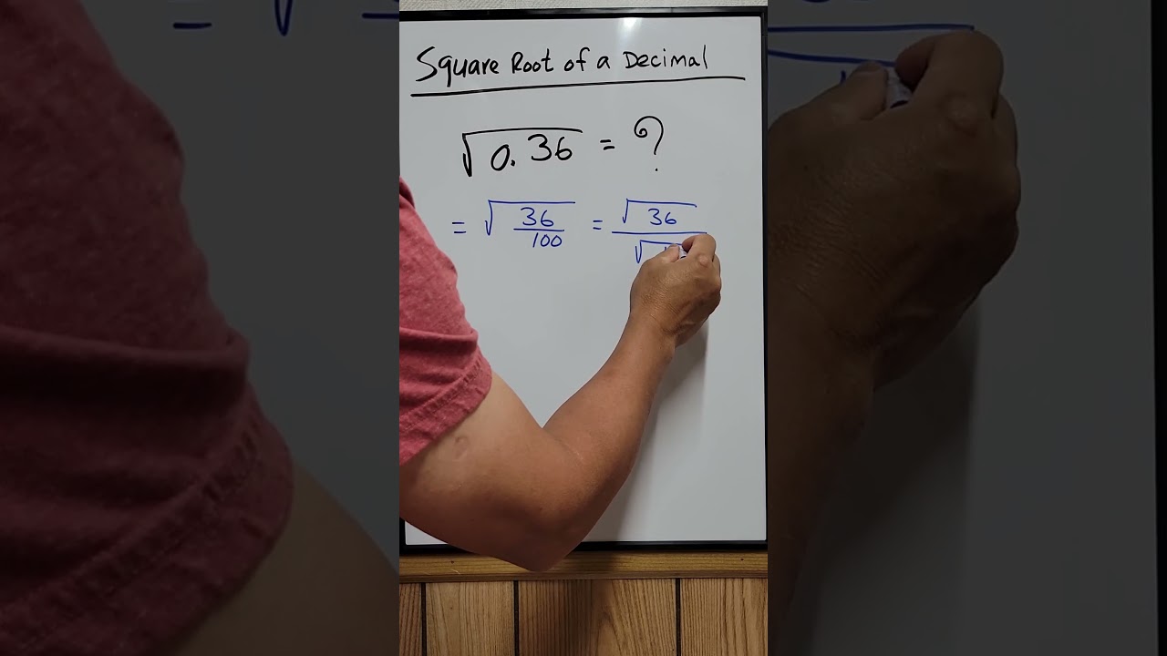 How to Find the Square Root of a Decimal Number 🧮