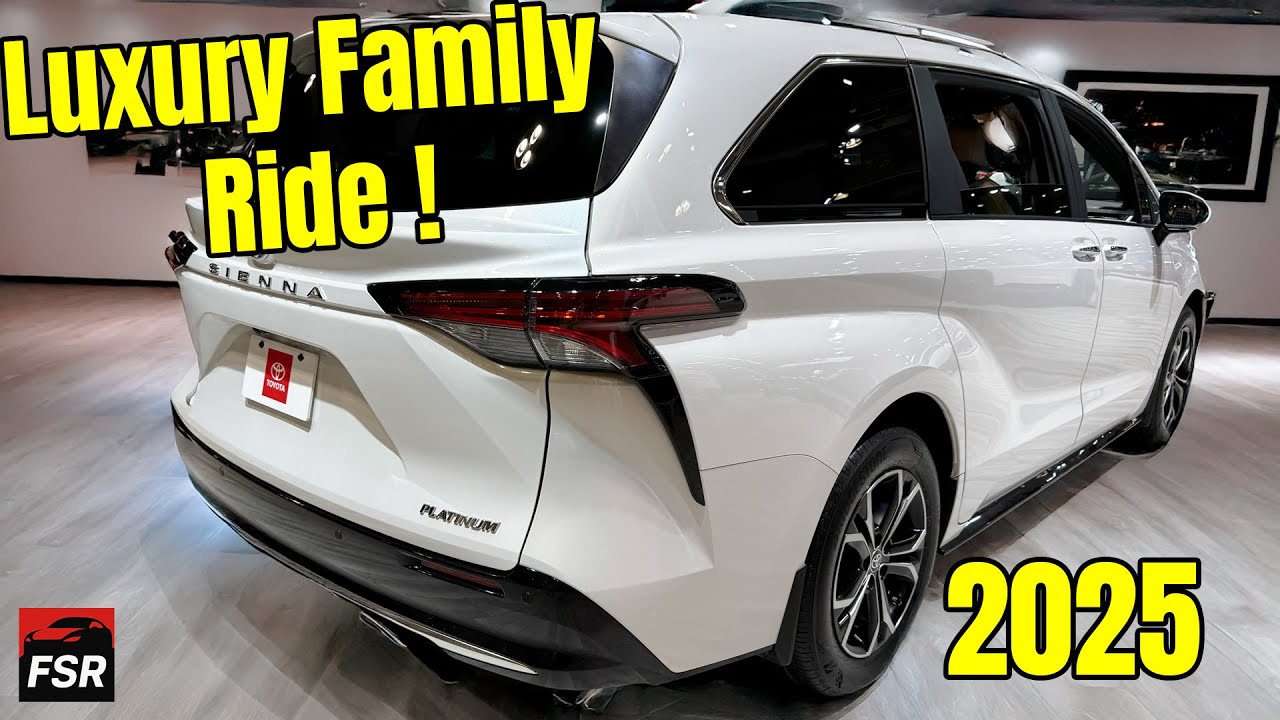 2025 Toyota Sienna Platinum Hybrid AWD 🚗