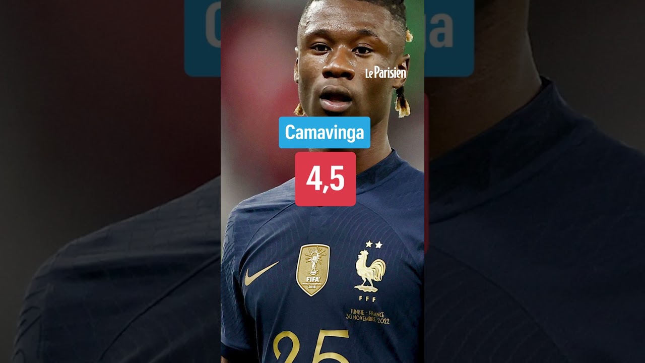 Coupe du Monde : Notes décevantes des Bleus contre la Tunisie 🇹🇳