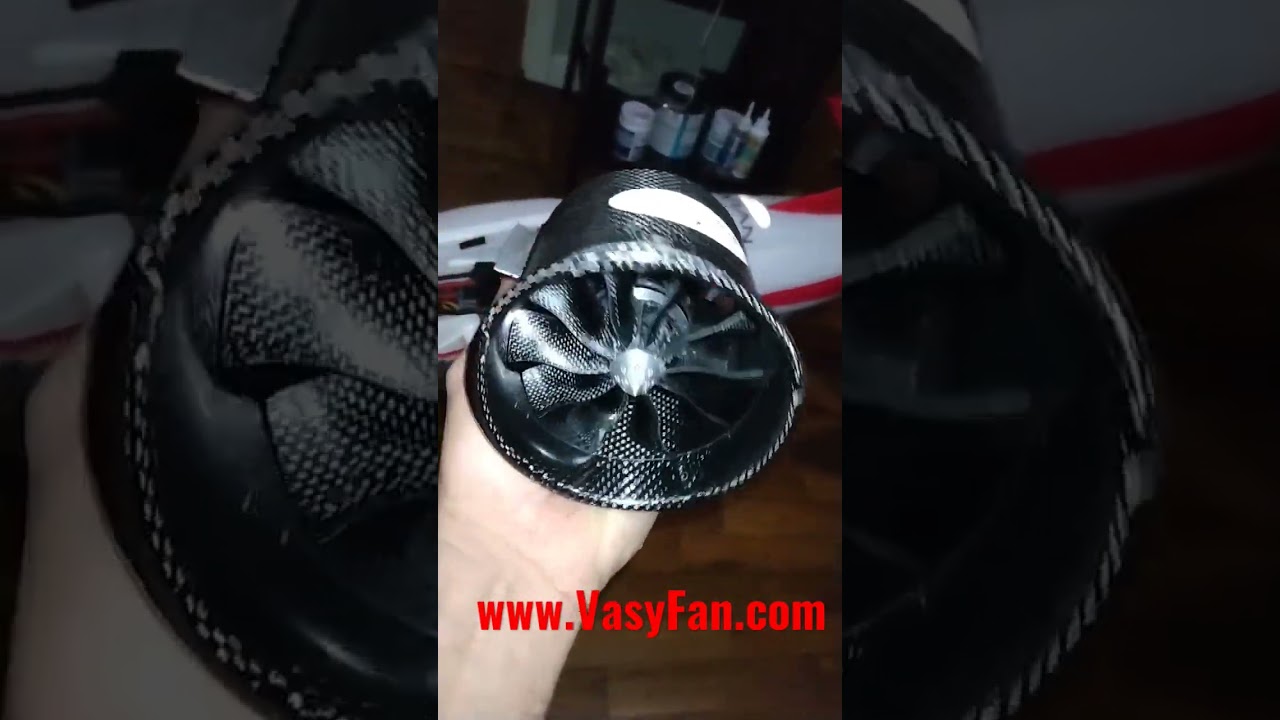 Powerful 90mm EDF Jet Fan with Carbon Fiber π