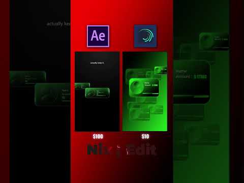 After effects editing vs alight motion editing | PC video editing vs mobile video editing |