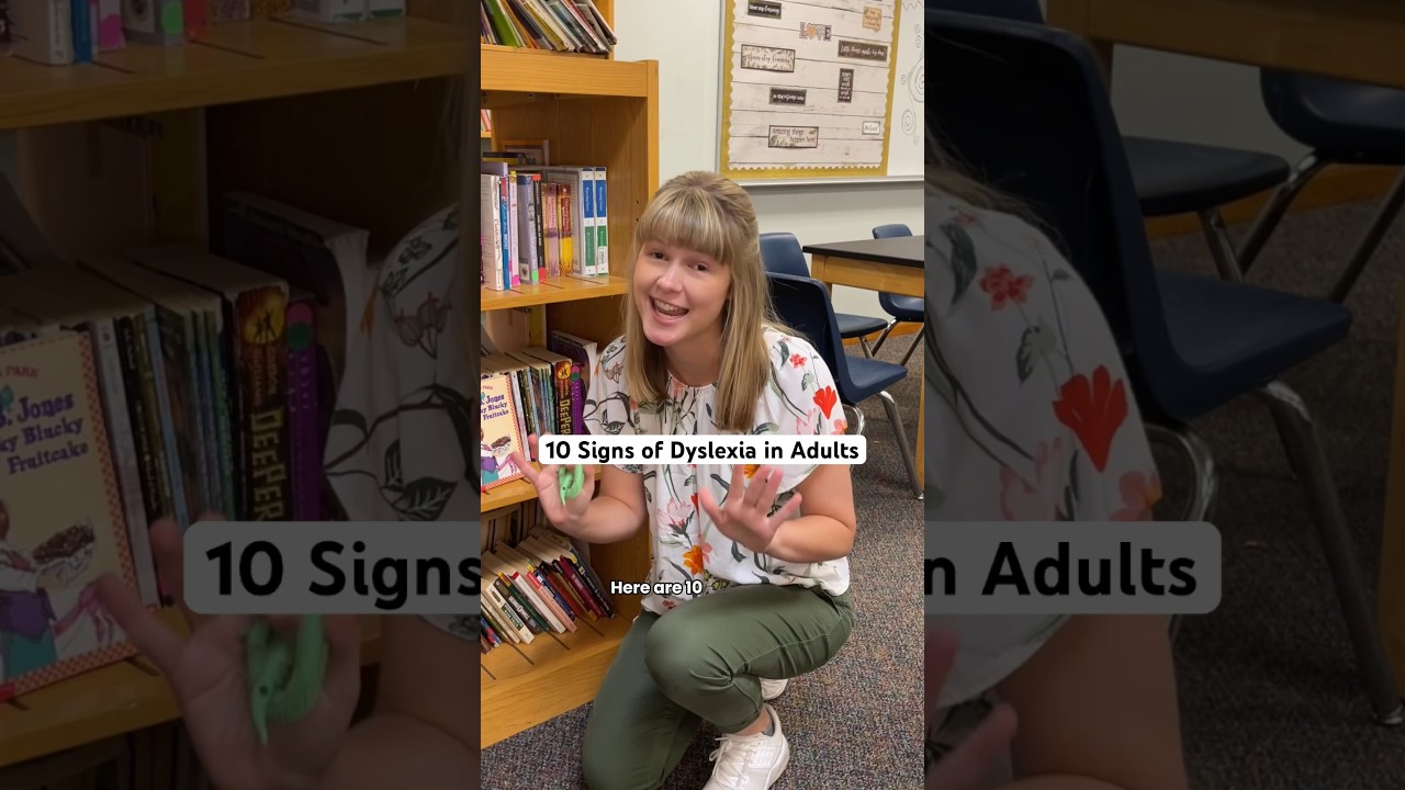 Could you have undiagnosed dyslexia as an adult? π #autism #adhd #mentalhealth #neurodivergent