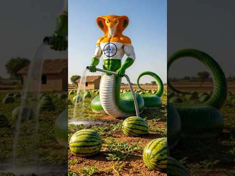 Unbelievable Snake Race! India 🇮🇳 Vs Pakistan 🇵🇰 #ai #india #pakistan