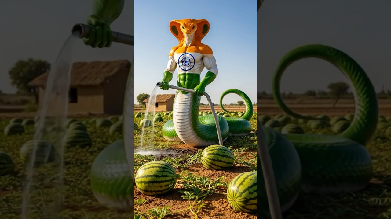 Epic Snake Race: India 🇮🇳 vs Pakistan 🇵🇰 – The Ultimate Desert Showdown! 🐍