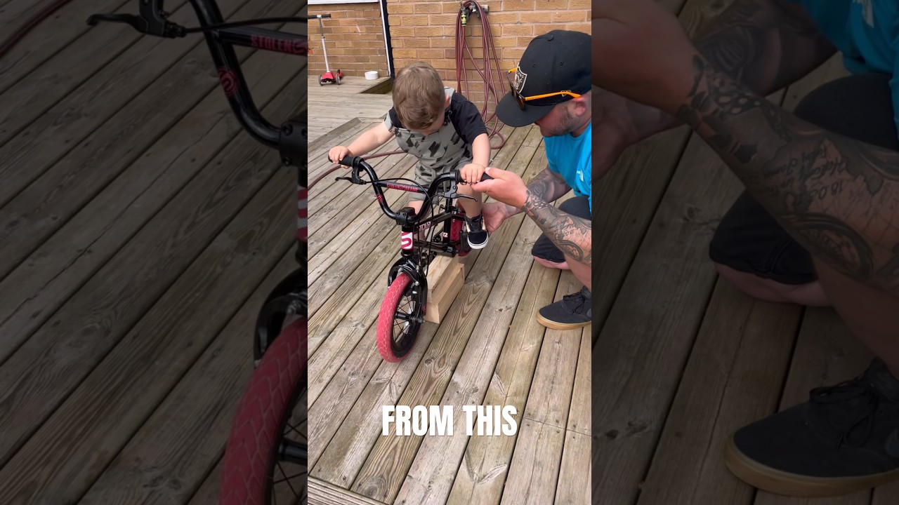 Flashback Friday: Amazing Bike Ninja Skills at Age 4 🚴‍♂️