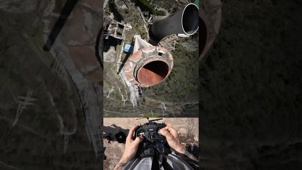 150m Tower Dive: FPV Freestyle Adventure