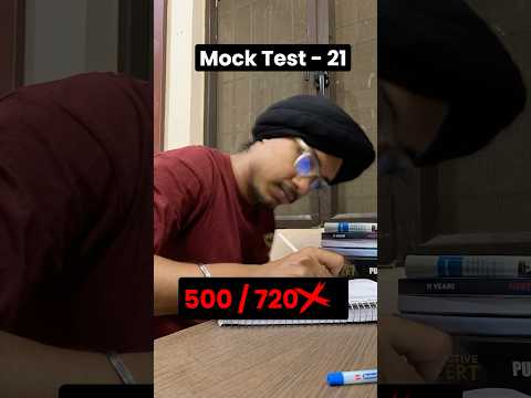 NEET Motivation | neet mock test score | consistency is the key #neet2025 #neetmotivation #mocktest