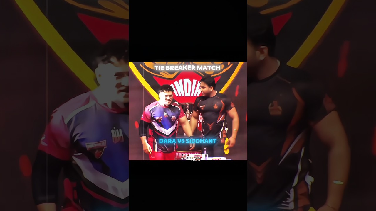 Dara Singh vs Siddhant: Tie Breaker Match 🥊
