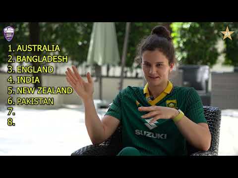 Laura Wolvaardt takes on the Alphabetical Order Challenge 🔠 | ICC Women’s World Cup 2025 Teams 🏏