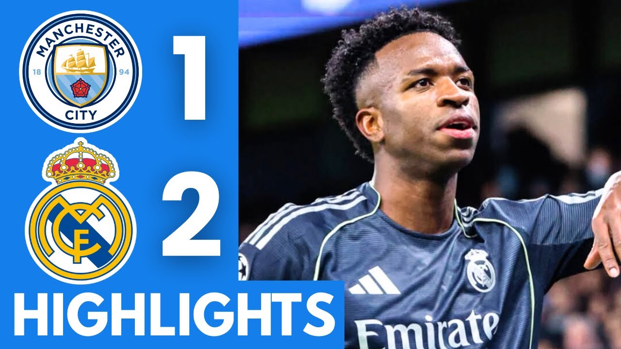 Manchester City vs Real Madrid Highlights | UCL 2025/26