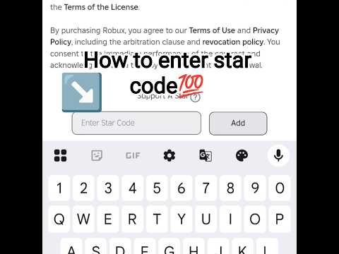 How to Enter Roblox App Star Code-Roblox Star Code 2025 #shorts #starcode