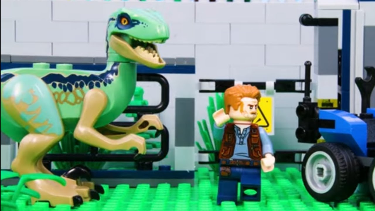 LEGO Dinosaurs Breakout! Jurassic World Stop Motion π¦
