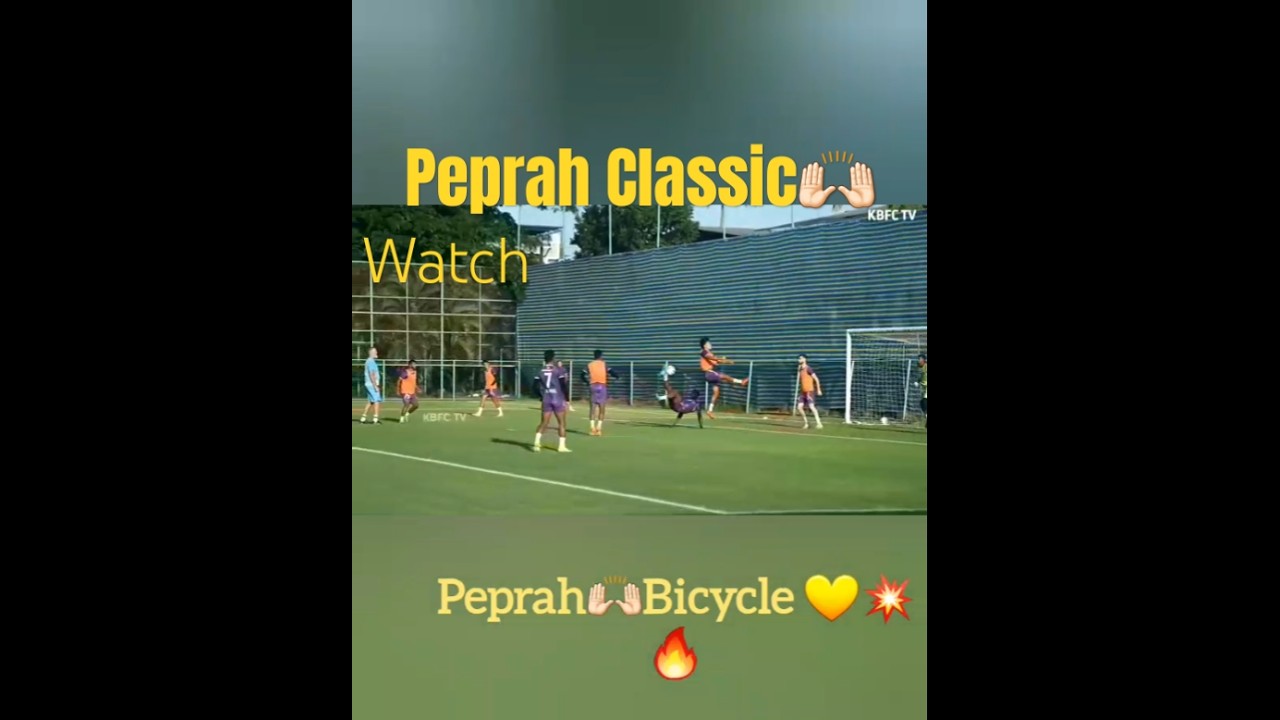 Spectacular Bicycle Kick by Peprah! 🔥 | Kerala Blasters Highlights