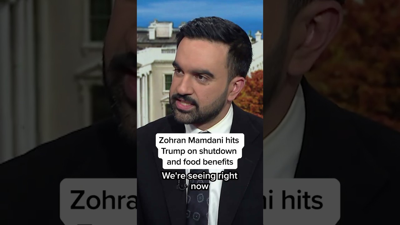 NYC Candidate Zohran Mamdani Clashes with Trump on Shutdown and Food Benefits 🗳️