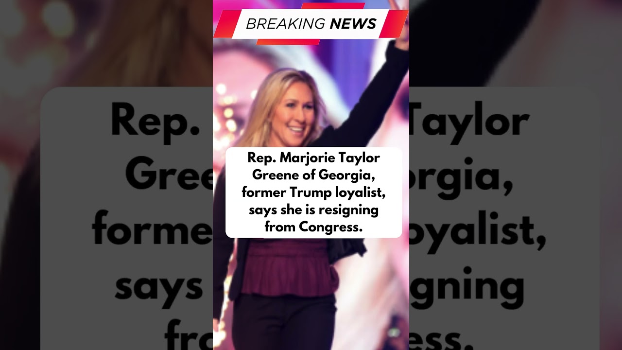 Greene Announces Resignation from Congress