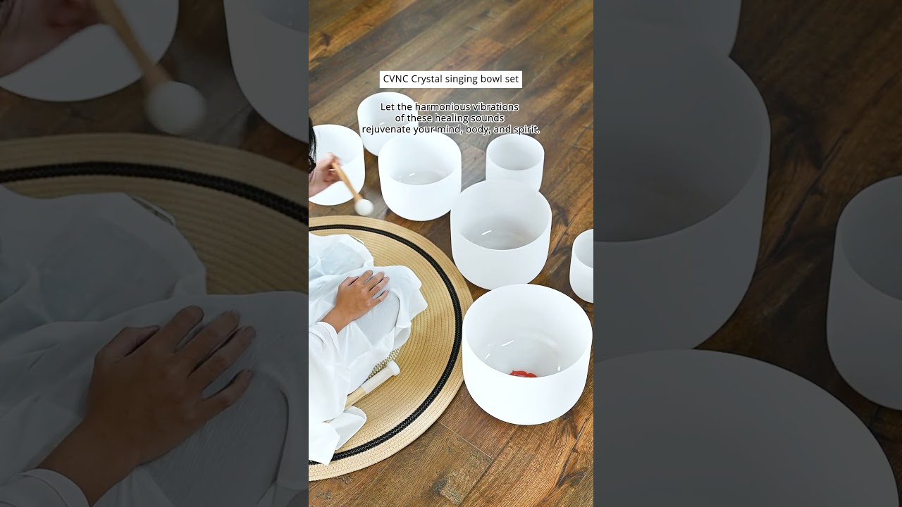 CVNC Crystal Singing Bowl for Healing & Meditation ✨