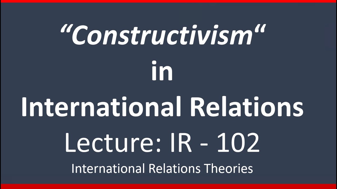 Constructivism in International Relations π