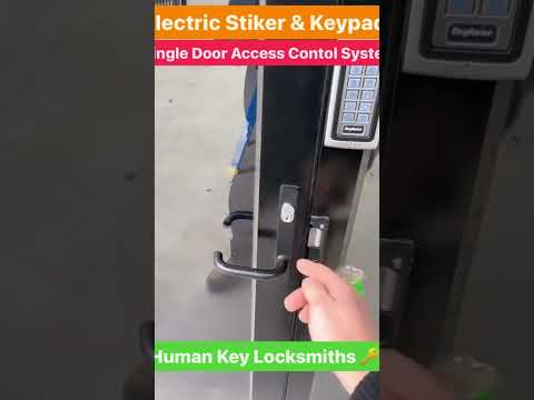 Single Door Access Control System -Electric Striker & Keypad #locksmithing