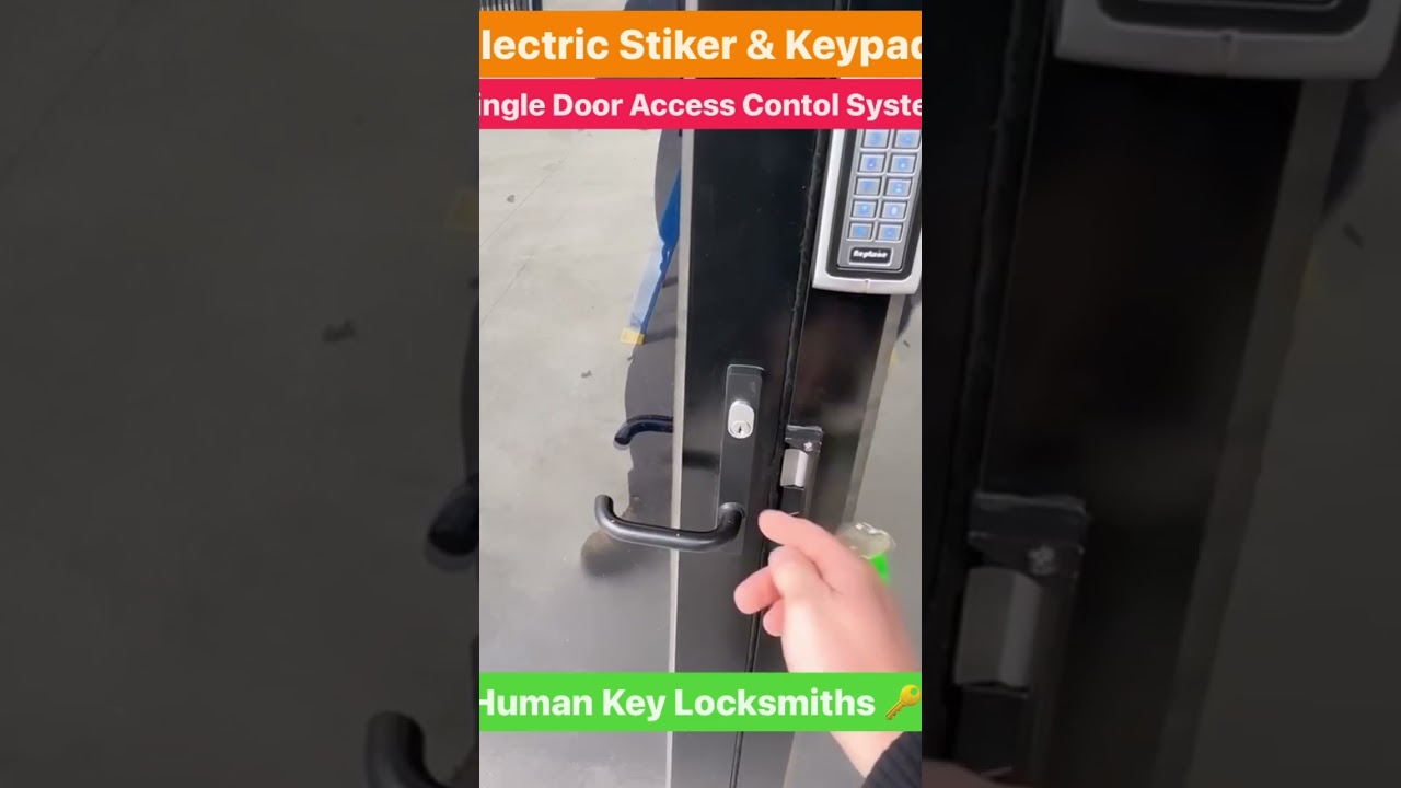 Single Door Access Control System with Electric Striker and Keypad