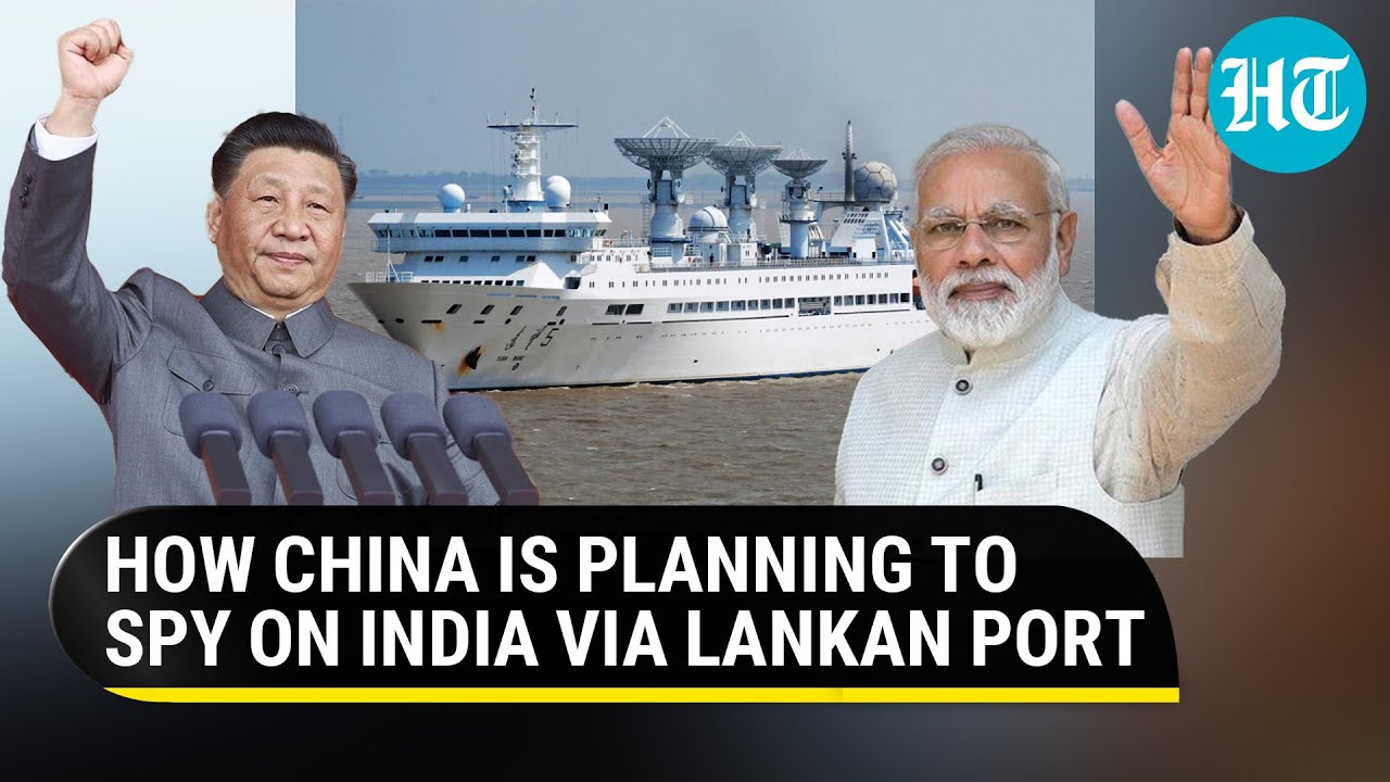 Indian Navy Tracks Chinese Spy Vessel Near Sri Lanka 🚢