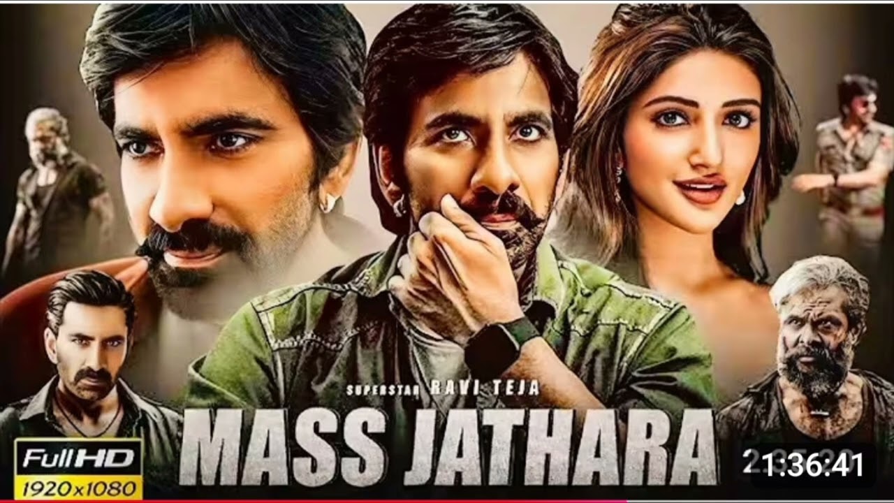 Mass Jathara (2025) | Full Action Thriller with Ravi Teja & Shruti Haasan 🎬