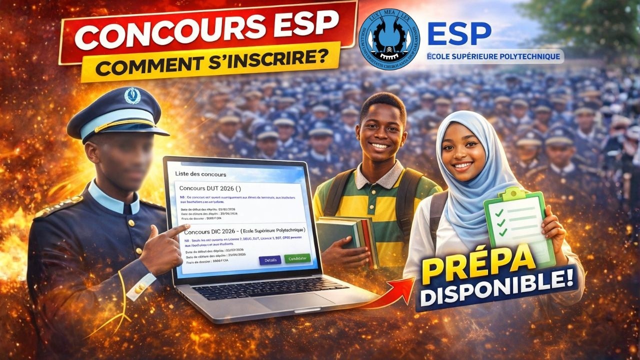 Concours ESP 2026 🇸🇳 : Inscription & Préparation