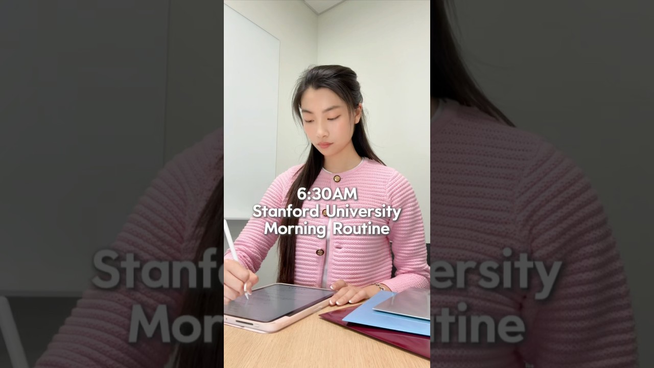 Start Your Day Right: Stanford University Morning Routine at 6:30AM ☀️