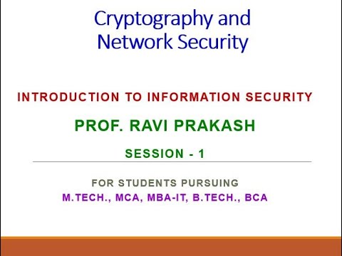Cryptography and Network Security #NetworkSecurity
