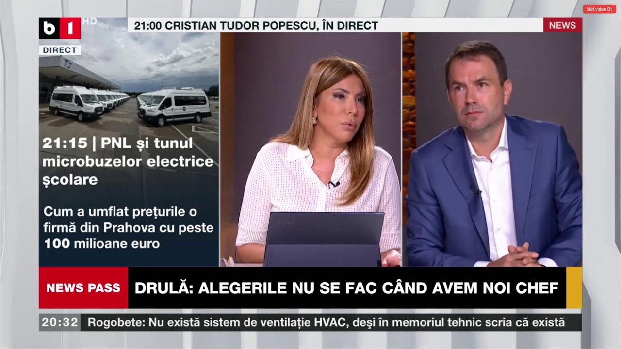 Deputatul USR Cătălin Drulă, Interviu Exclusiv la News Pass de la B1 TV 🎙️