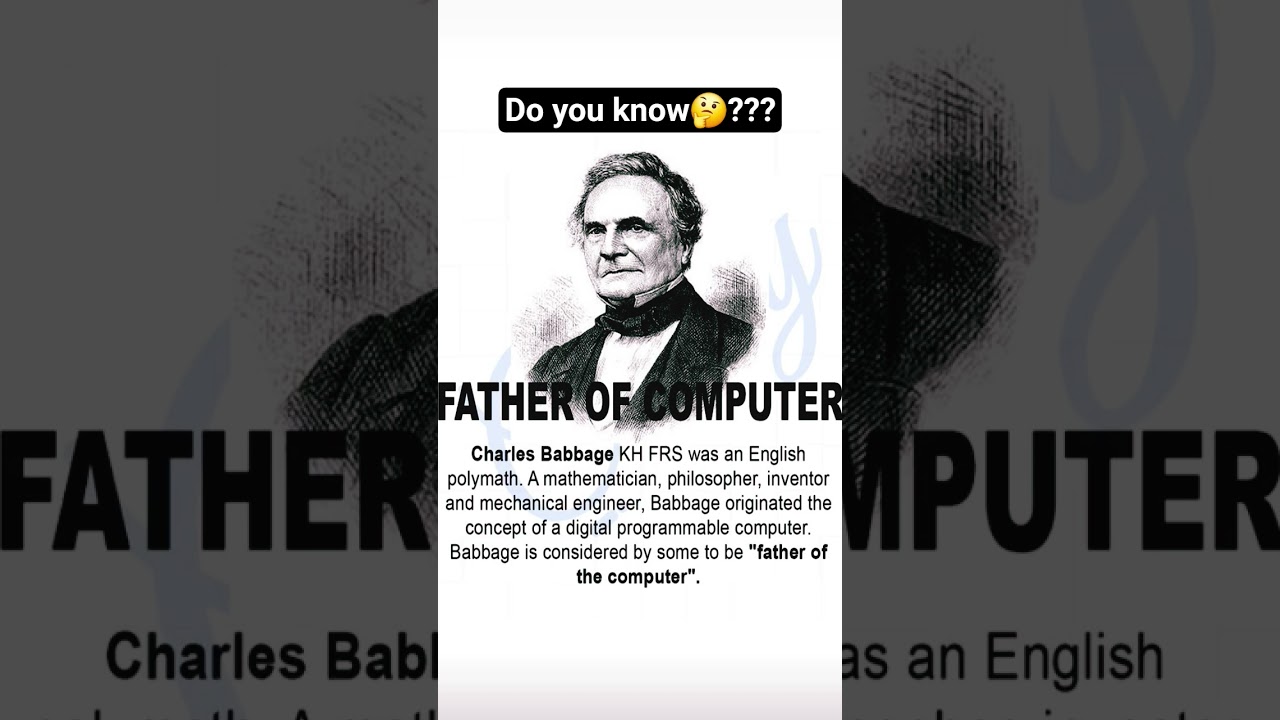 Charles Babbage: The Father of the Computer 💻