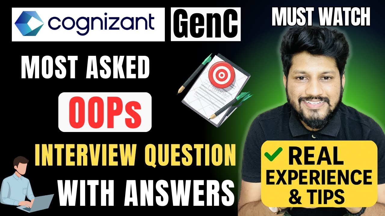 OOPs Interview Questions for Cognizant GenC ๐ฅ