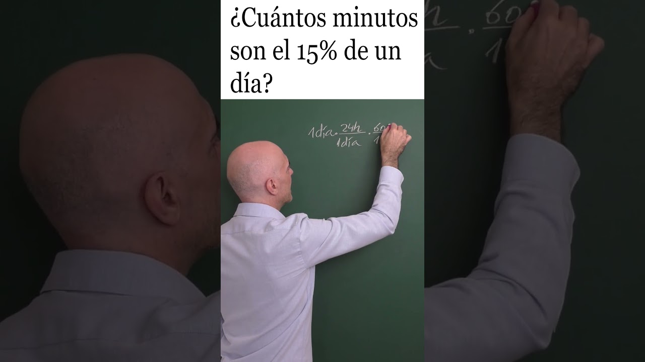 ¿Cuántos minutos representan el 15% de un día? 🕒 - Matemáticas Básicas con Ejemplos Resueltos