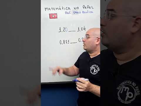 Comparação de números decimais