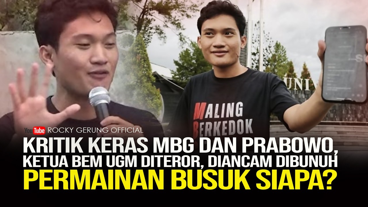 Kritik MBG & Prabowo: Ketua BEM UGM Diteror ⚠️