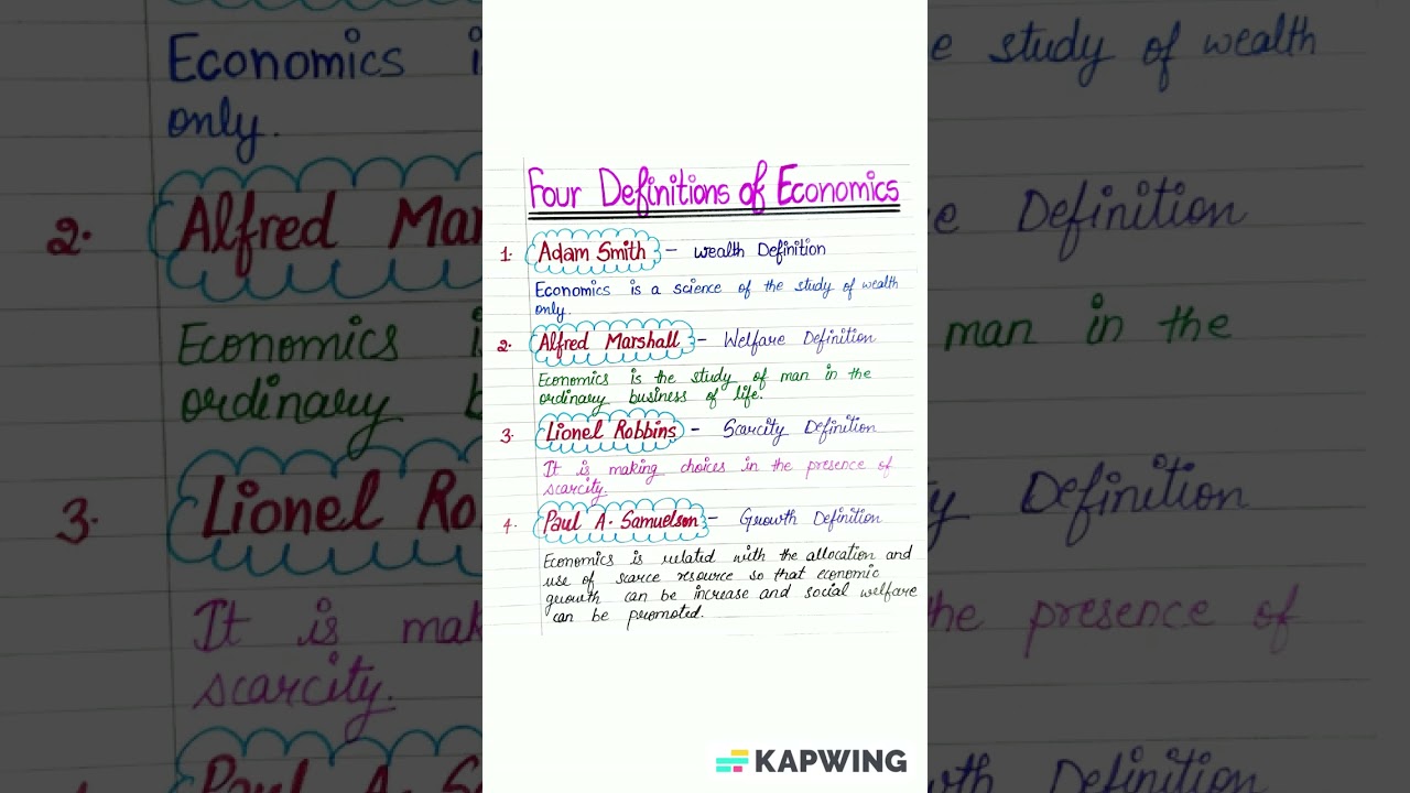 Economics & the Role of Statistics 📊 in Class 11