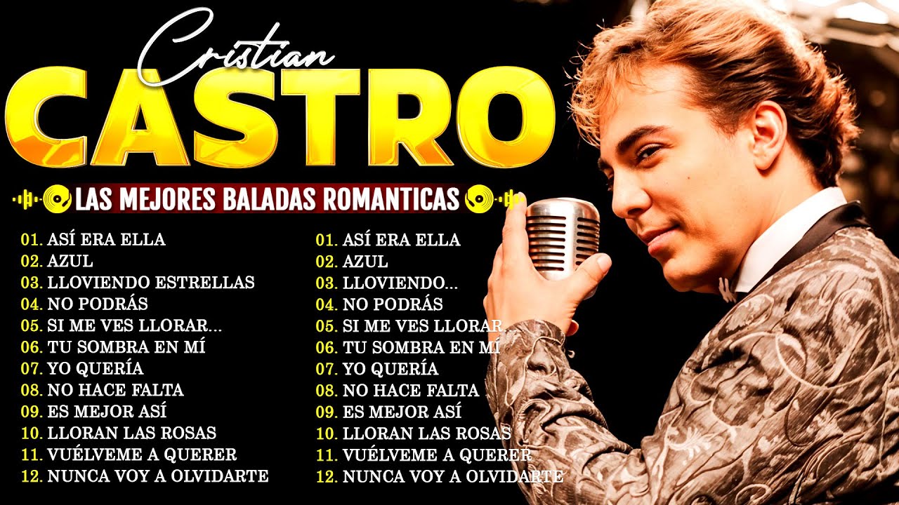 Cristian Castro Éxitos y Baladas Románticas ❤️