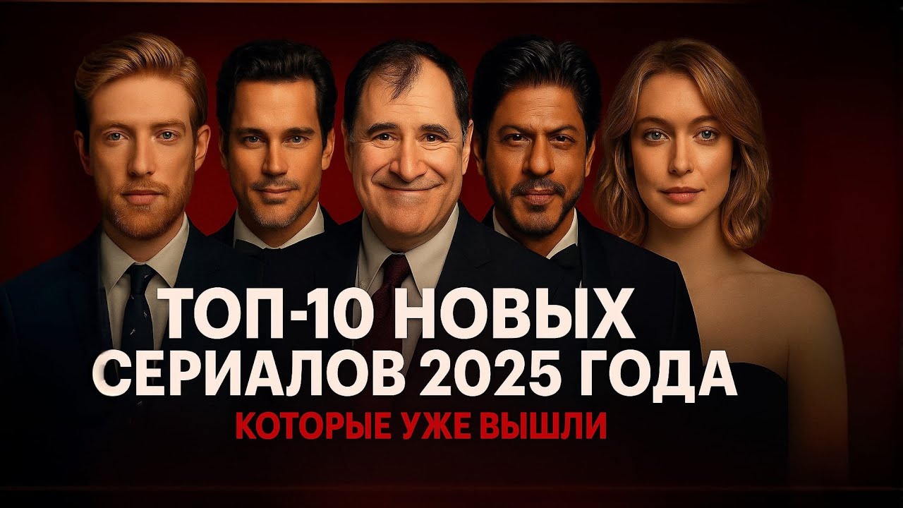 ТОП-10 новых сериалов 2025 года, которые уже стоит посмотреть 🎬