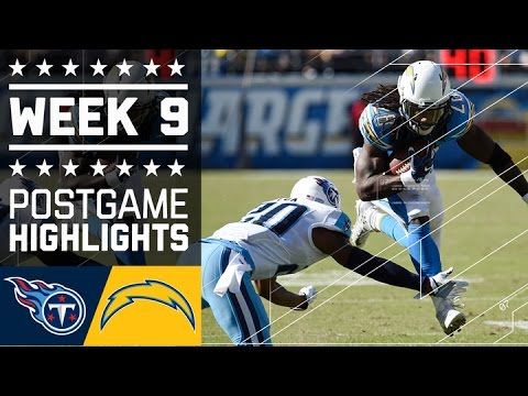 Titans vs. Chargers | NFL Week 9 Game Highlights