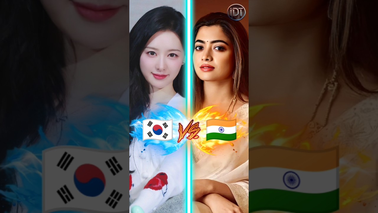 South Korean 🇰🇷 vs Indian 🇮🇳 Actress Showdown
