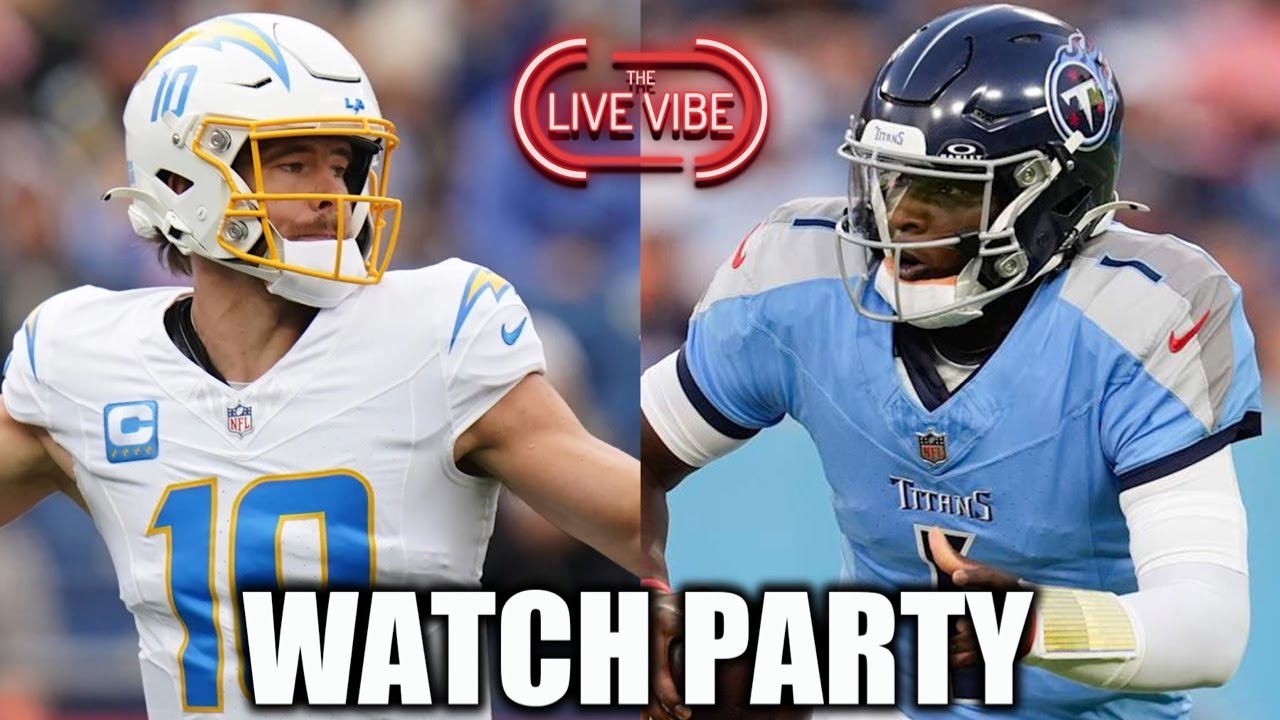 ⚡ Chargers vs Titans Live Watch Party | Ultimate Game Day Vibe #422