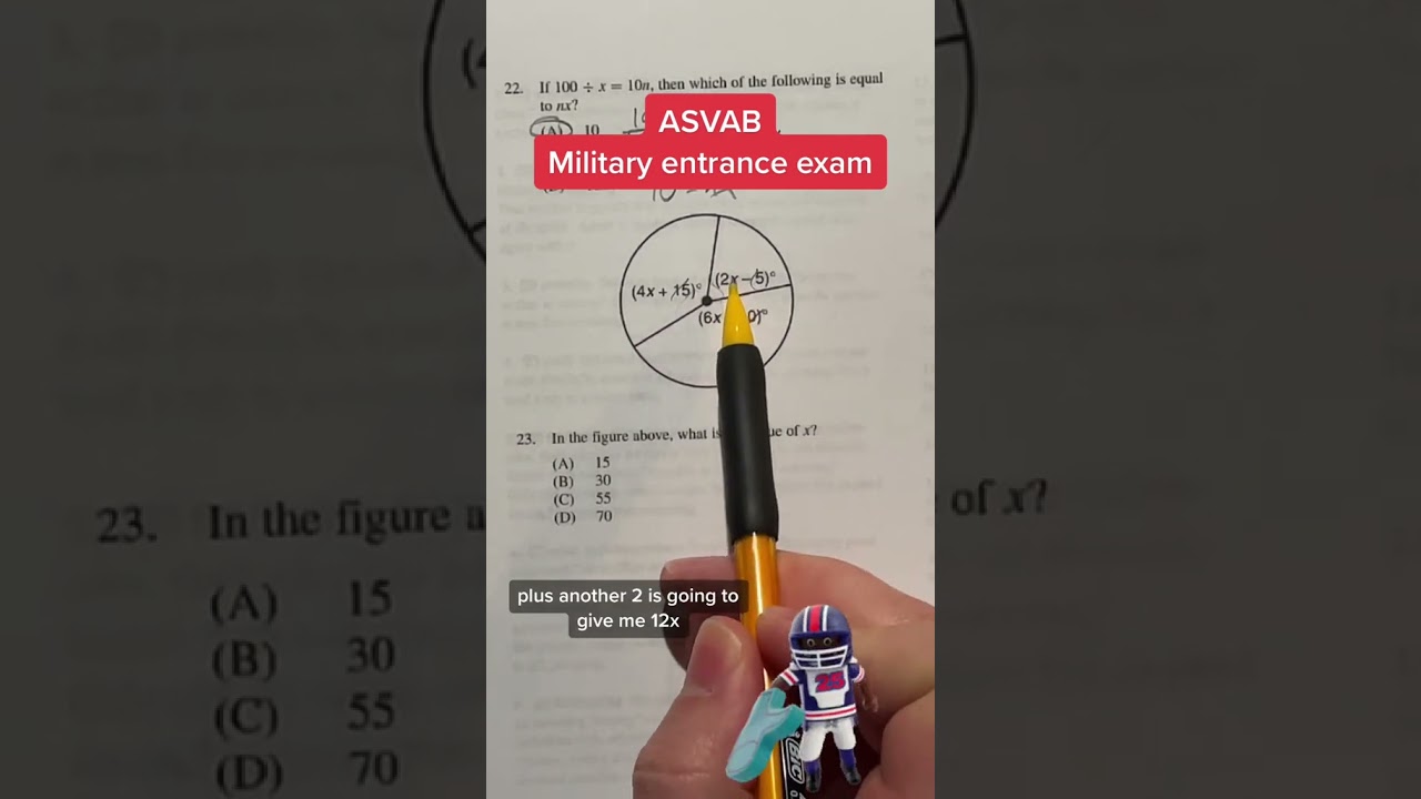ASVAB AFQT Math Knowledge answer 23