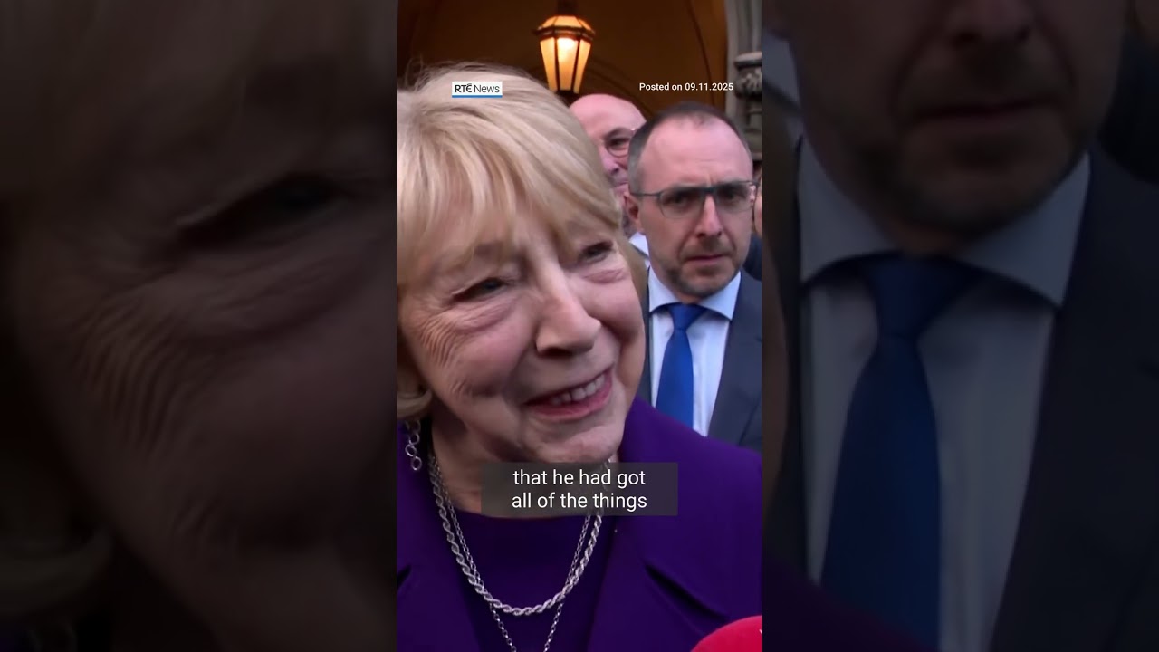 Sabina Higgins Thanks Ireland for Áras Experience 🇮🇪
