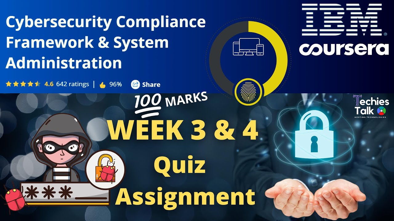 Week 3 & 4 Cybersecurity Compliance & System Administration Quiz Answers | IBM Coursera