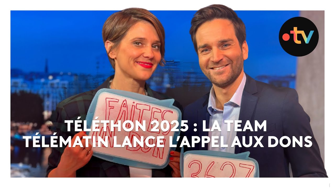 Téléthon 2025 : la team Télématin lance l'appel aux dons !