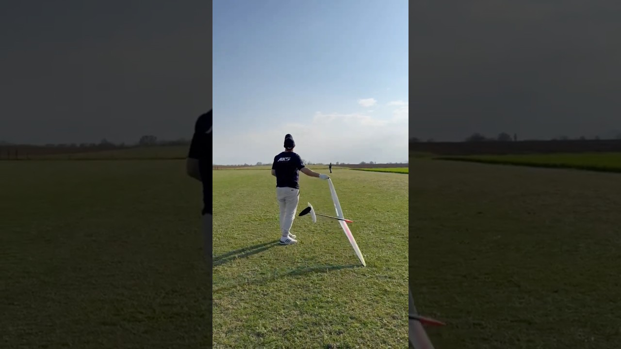 Lancer d'un planeur en F3K 🪁