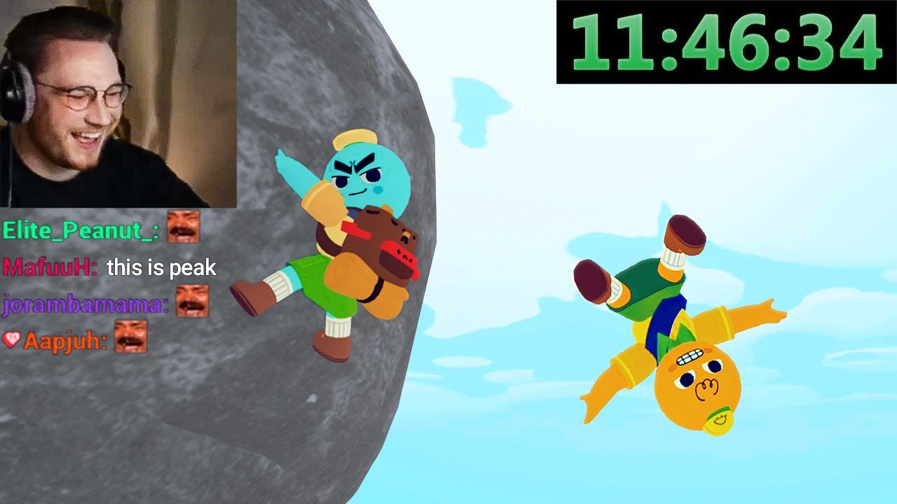 I streamed PEAK until we beat it... It was a disaster...